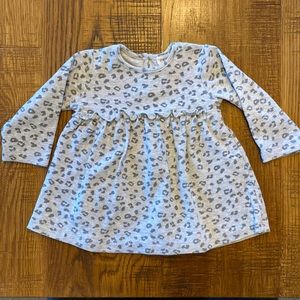 ZARA baby long sleeve cheetah dress